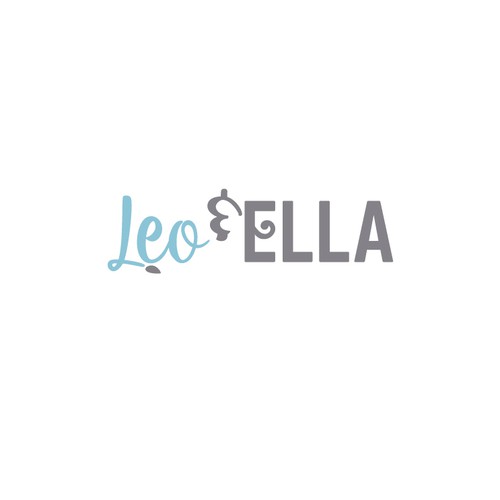 Simple Loe the Lion and Ella the elephant logo