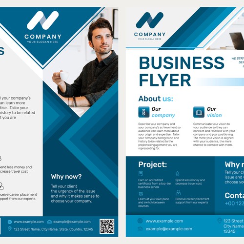 Modern Company Brochure Design Template