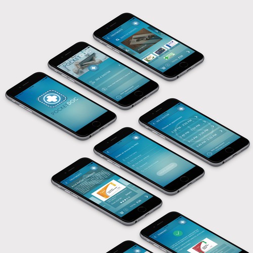 Mobile app design concept