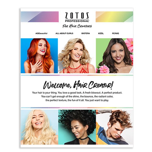 Zotos Professional Email Design