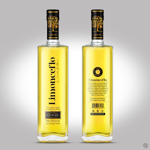 Limonceflo label design