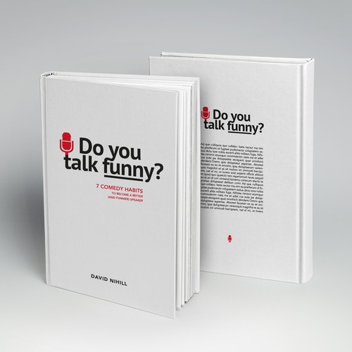 Cool Book Cover For Fun Book Using Stand Up Comedy For Business Speaking