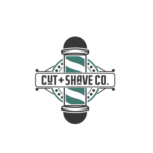 Cut + Shave Co Logo Design