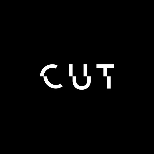 bold and minimal logo design for CUT