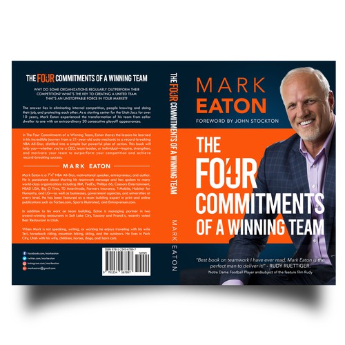 Title Focused with the author image as cover