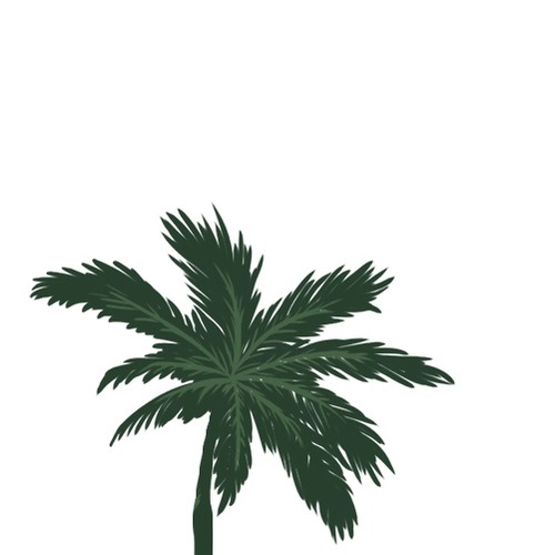 Palm Tree Tattoo Design