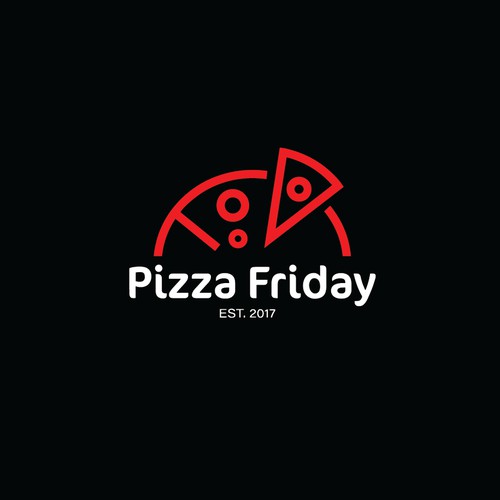 Bold logo concept for pizzeria