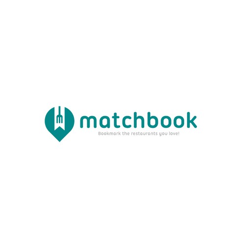 Create a location-inspired simple logo for Matchbook