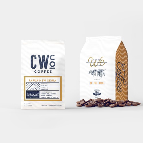 COFFEE PACKAGING DESIGN FOR CW.co