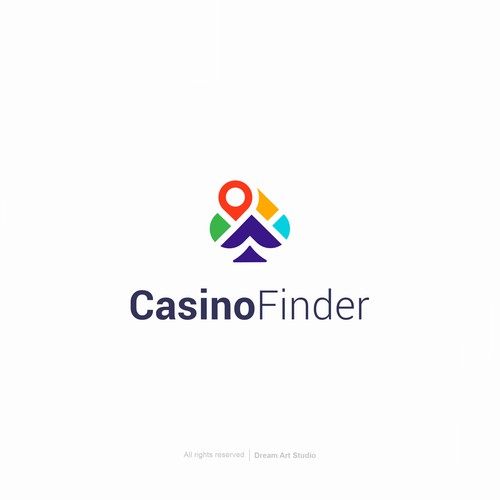 Design a logo for "Casino Finder"