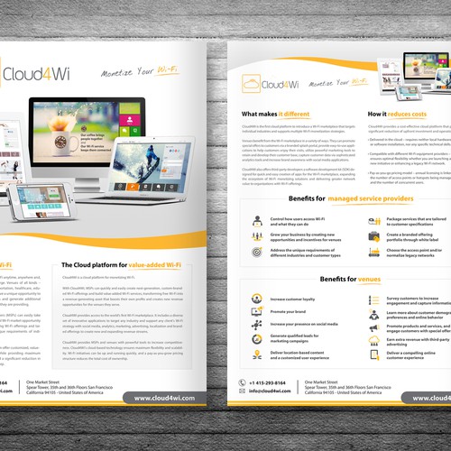 Design a capturing Solution Brief for Cloud4Wi