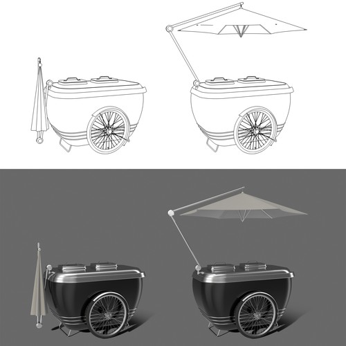 Design of a icecream cart