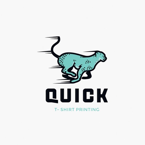 Logo for t-shirt printing company.