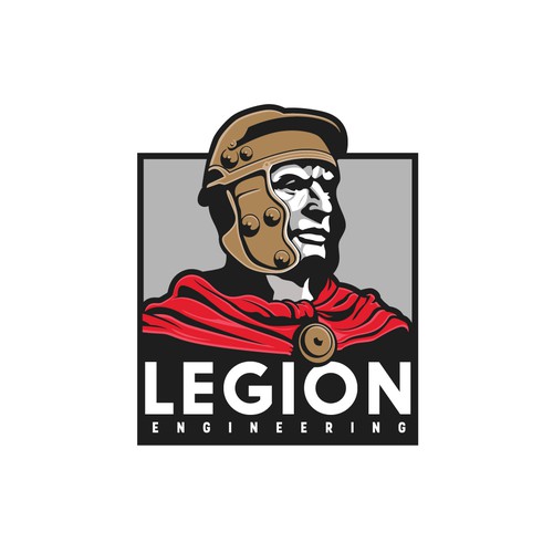 Legion Engineering logo design