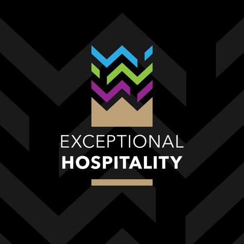 Logo for a hospitality management