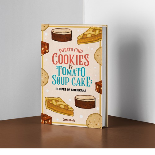 Cookbook illustrated cover design