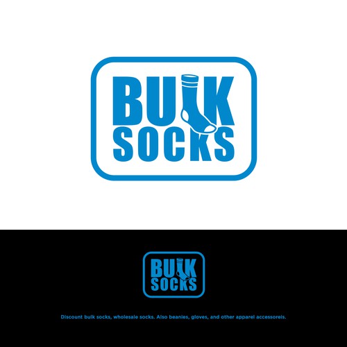 Bulk Socks Logo concept