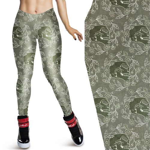 Create an awesome illustration for leggings print