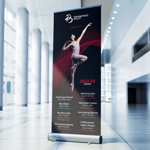 Pull Up Banner for Ballet Event Show