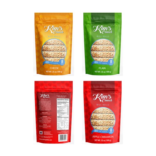 Rice rolls pouch
