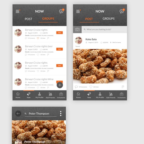 BuddyPress App Design