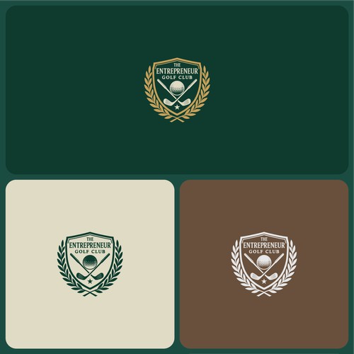 Luxury Emblem Logo for Entrepreneur Golf Club (EGC)