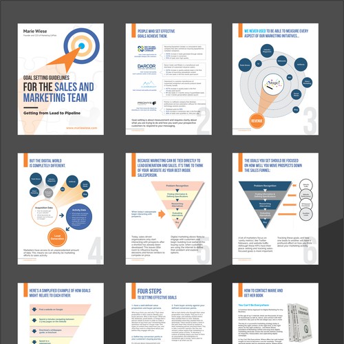 Design a powerful corporate PDF guide to help Marketing & Sales teams