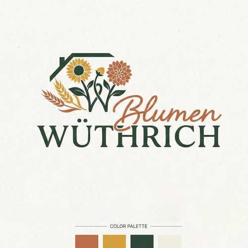 Wüthrich Blumen — Flower Farm Brand Identity