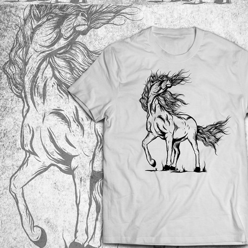 Design T-Shirt Horse