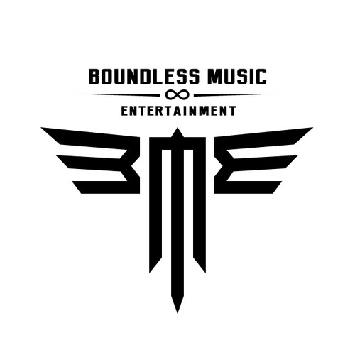 Creative and Luxurious logo and business card for record label