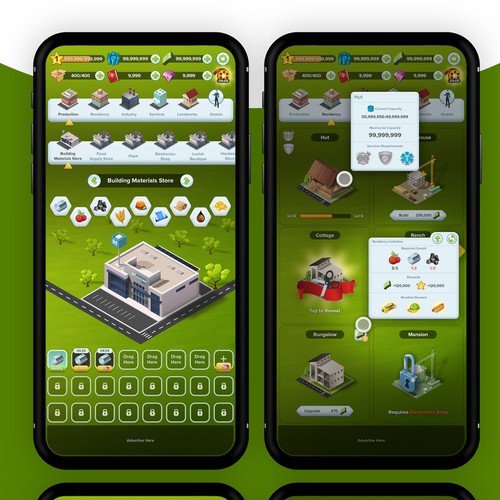 App design for Building Game