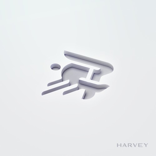 rabbit logo combined with letter "H"