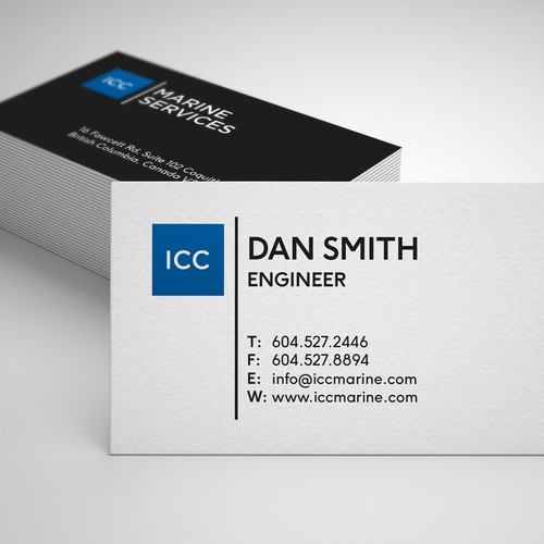 ICC Marin Services Business Card