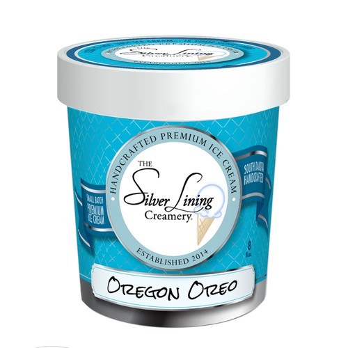 Silver Lining Ice cream Packaging