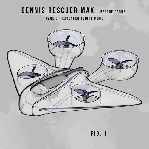 Rexcue drone drawing