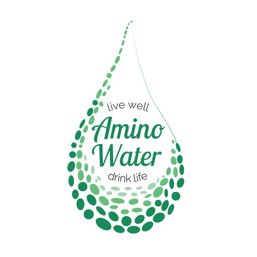 Logo for an amino-enhanced water drink