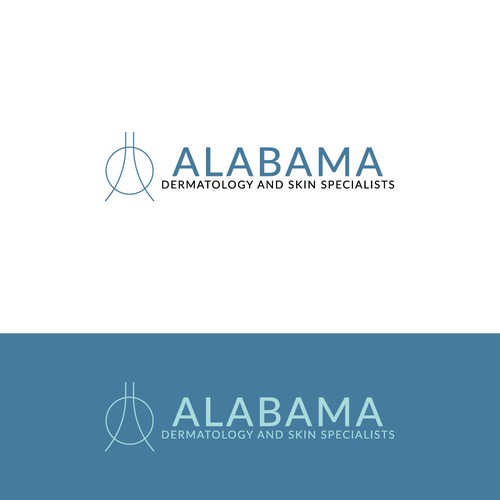 abstract logo for dermatologist