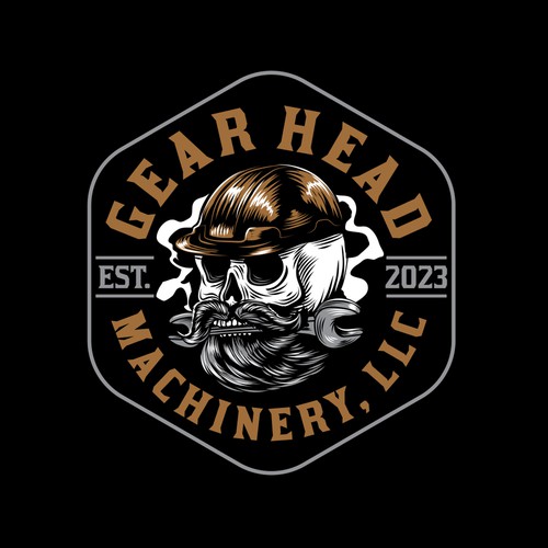 Logo design for Gear Head Machinery, LLC