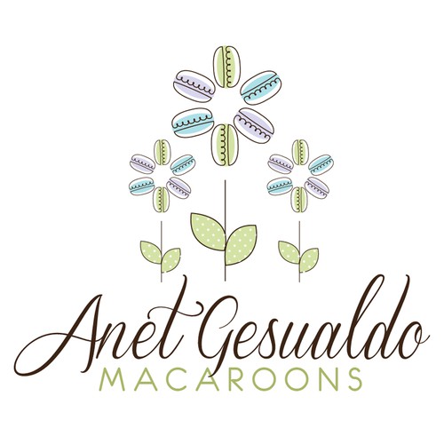 Create a fun new logo for Anet Gesualdi Macarons!