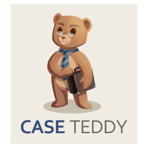 A Sincere, Kind Teddy Bear with his Trusty Case...