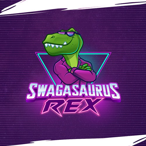 Swagasaurus Logo & Mascot