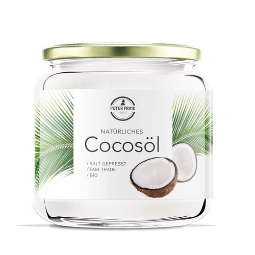 Etikettendesign — Cocosöl