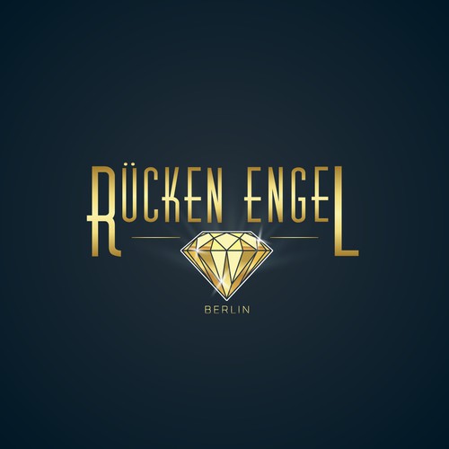Rucken Engel - Berlin Logo