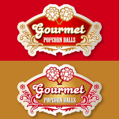 Create a New fancy, classy logo for Gourmet Popcorn Balls