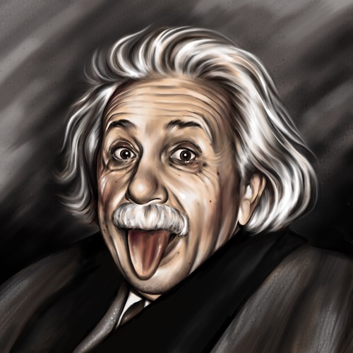 Einstein portrait 