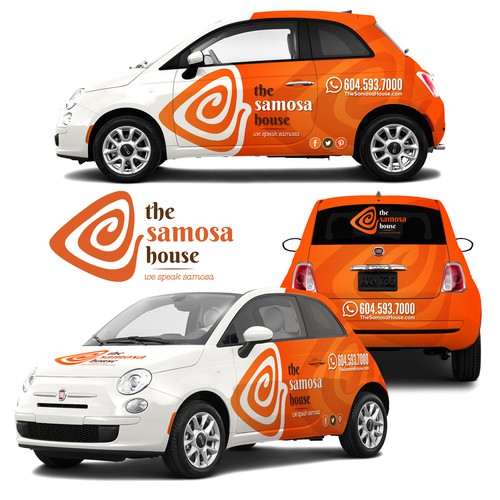The Samosa House Vehicle Wrap