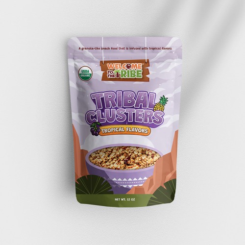 Granola Snack Pouch Packaging