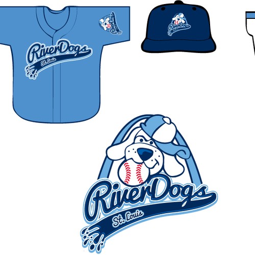 New "Riverdogs" logo for a kids baseball and soccer team / club