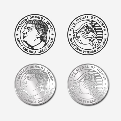 A commemorative silver coin.