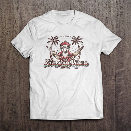 Winner design of a vintage illustration on a white t-shirt